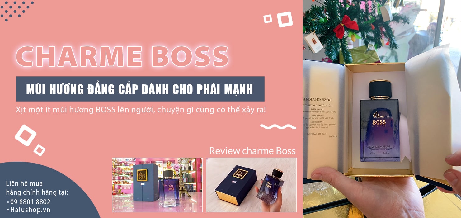 nước hoa charme boss nam tính chính hãng 100ml giá rẻ