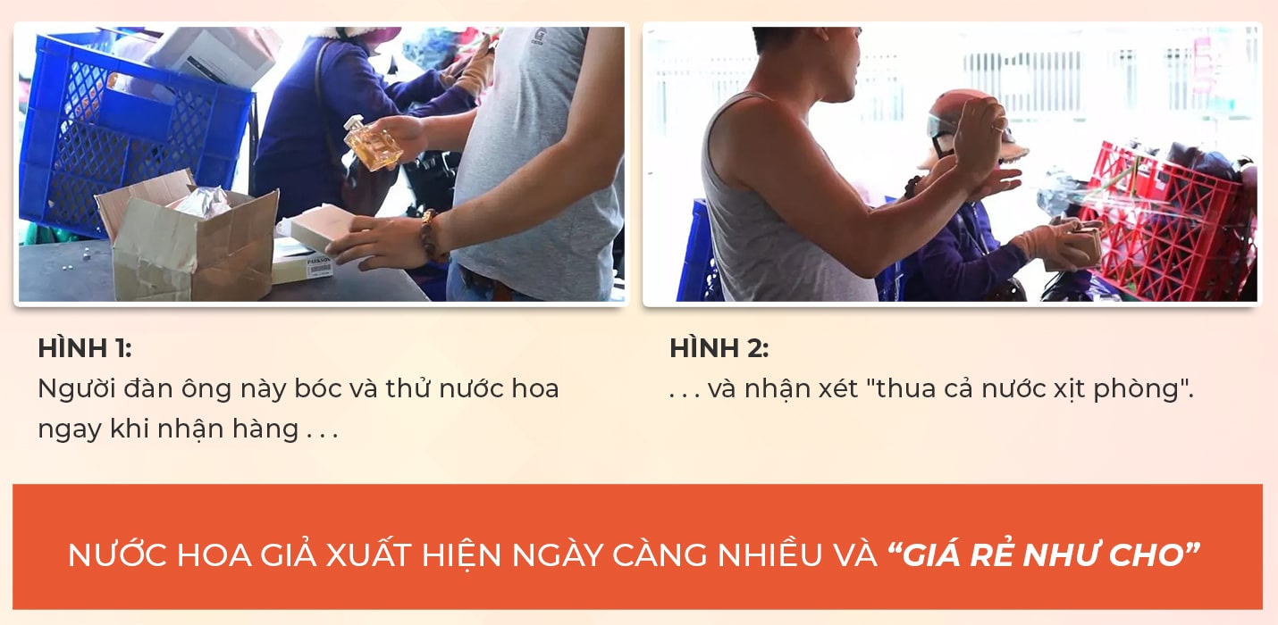 nước hoa charme giả xuất hiện ngày càng nhiều