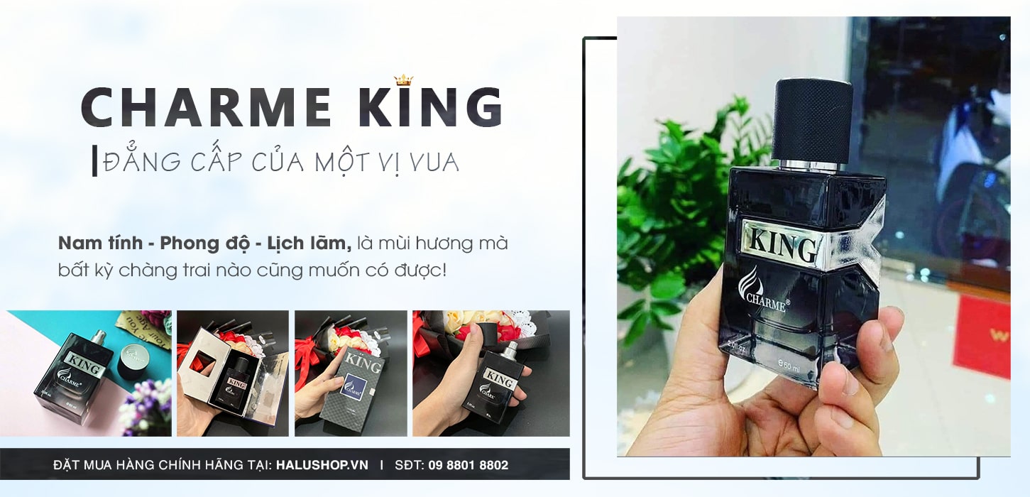 nước hoa charme king 60ml chính hãng dành cho nam tại halushop