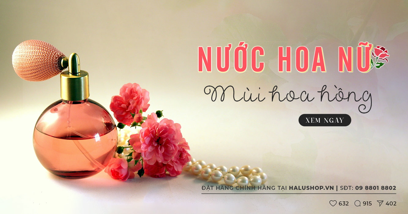 nước hoa nữ mùi hoa hồng