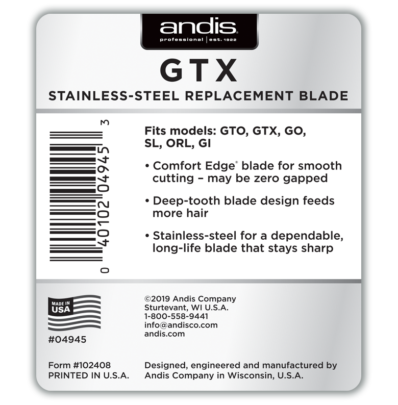 XẢ KHO - Lưỡi Tông Đơ Chấn Viền Andis GTX