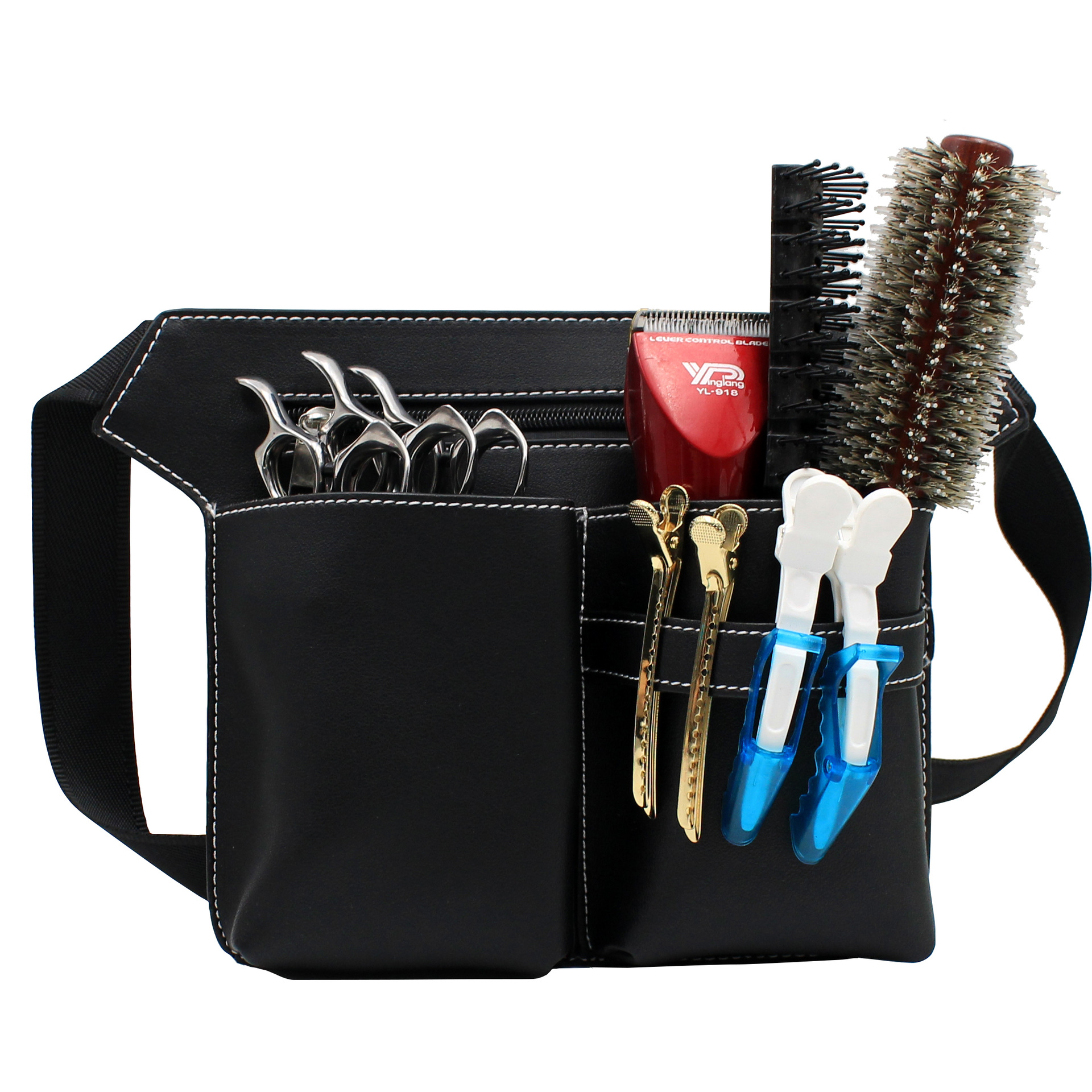 Túi Da Đựng Kéo Đeo Thắt Lưng Cho Thợ LÀm Tóc Barber S004