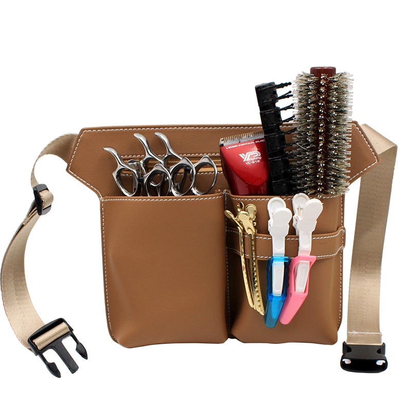 Túi Da Đựng Kéo Đeo Thắt Lưng Cho Thợ LÀm Tóc Barber S004