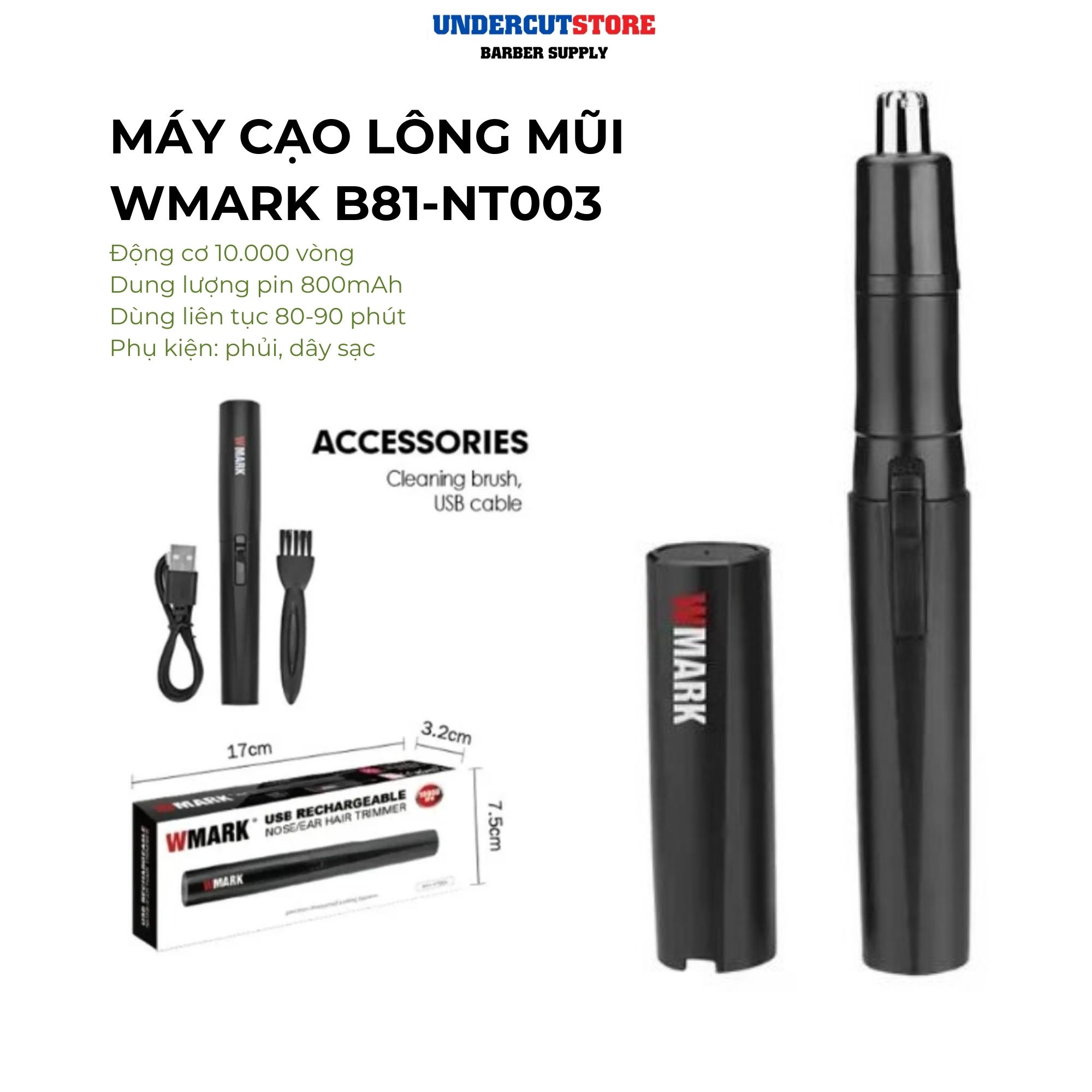 Máy Cạo Lông Mũi WMARK B81-NT003 - BH 6 Tháng
