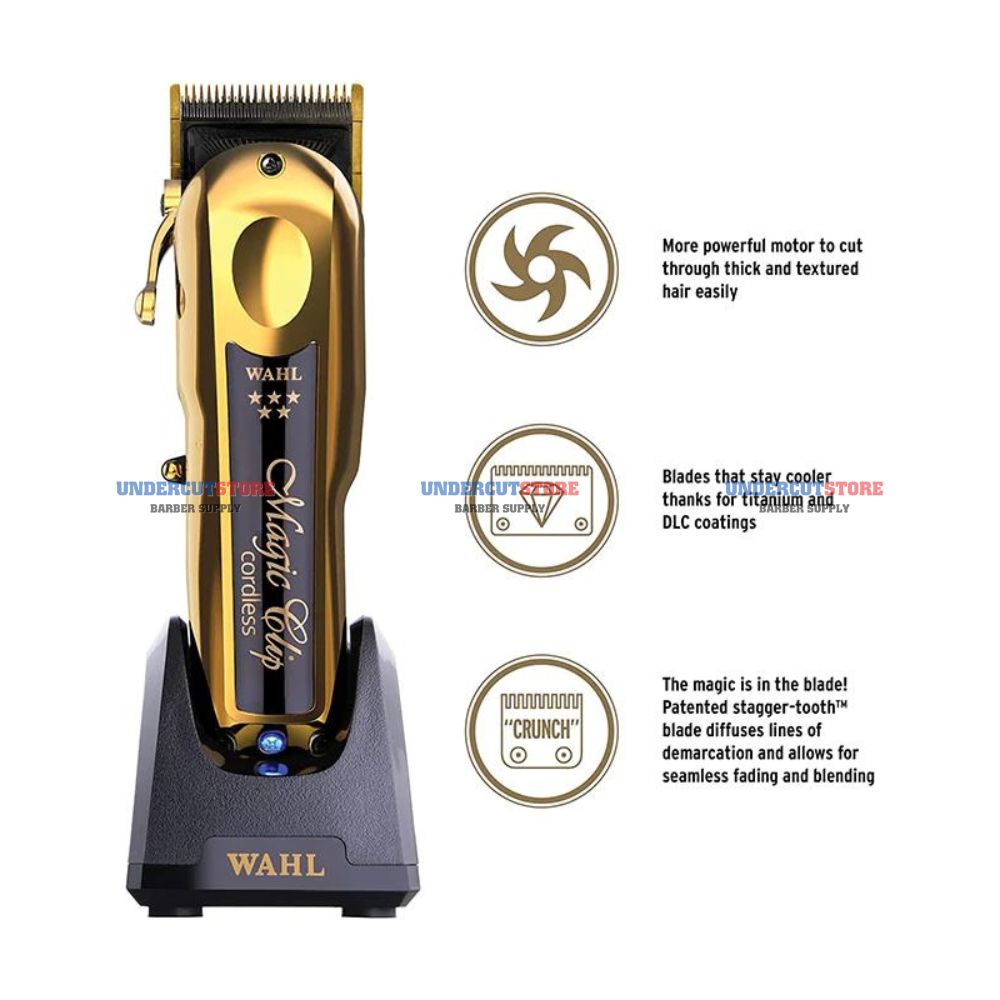 Tông Đơ Wahl Magic Clip Gold Cordless - Nội Địa Mỹ - BH 12 Tháng