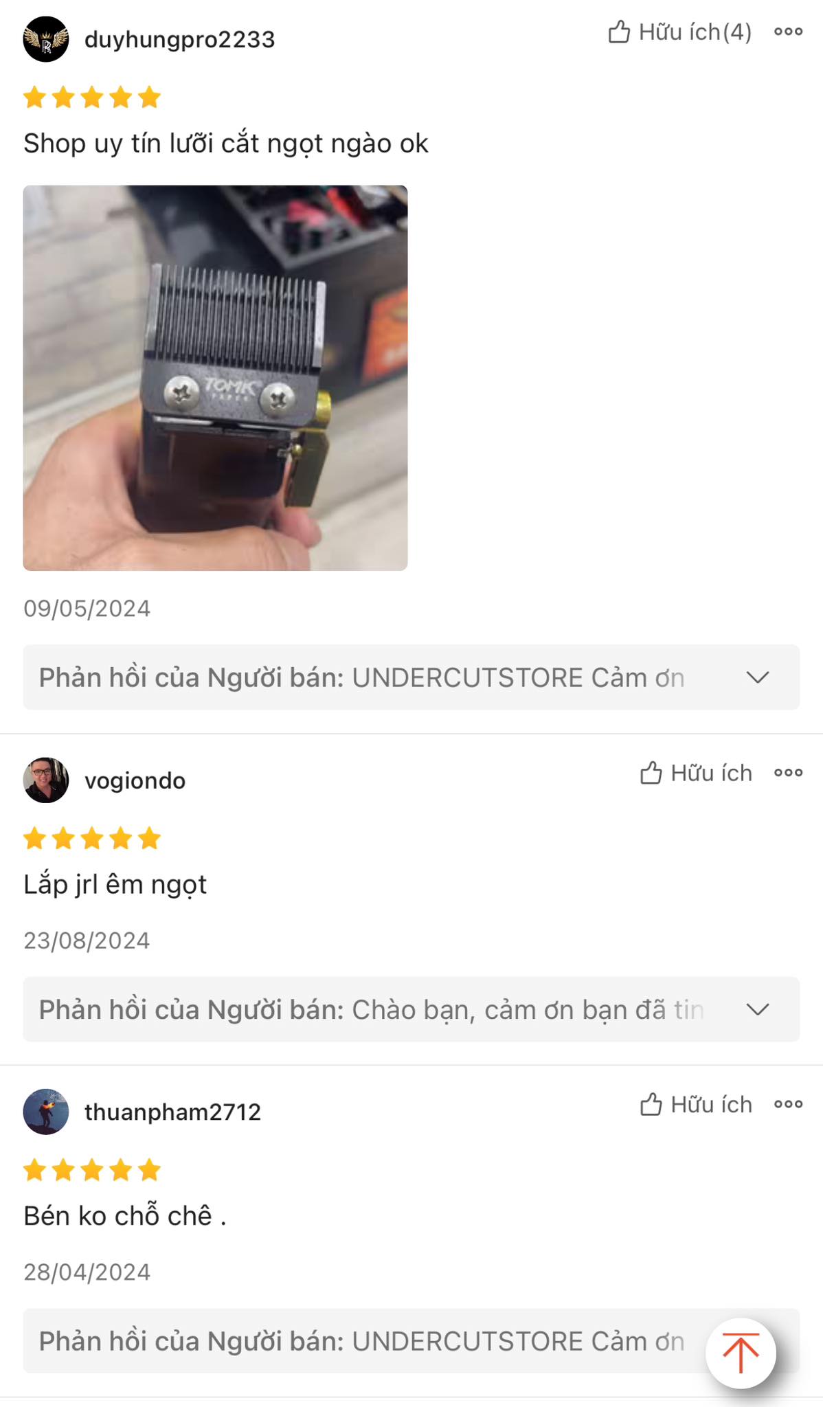 Lưỡi Tông Đơ TomK Faper - Wahl/JRL