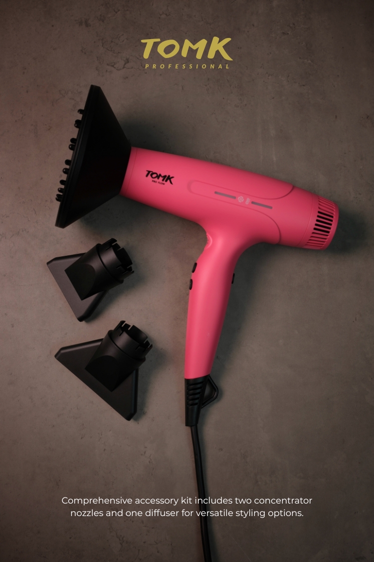 Máy Sấy Tóc Tomk Pro Flow Hair Dryer - Pink