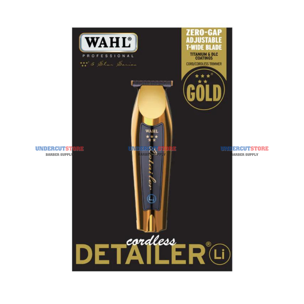 Tông Đơ Chấn Viền Wahl Detailer Gold Cordless - Nội Địa Mỹ - BH 12 Tháng