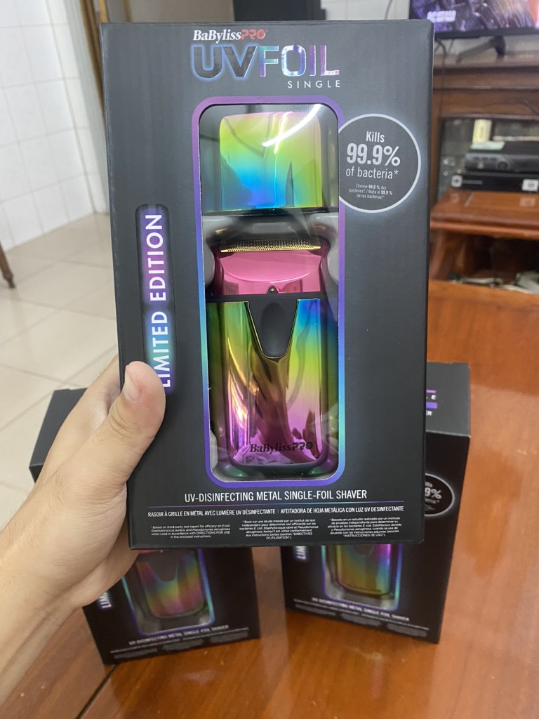 Cạo Khô BaByliss Pro UV Single Foil - Chameleon