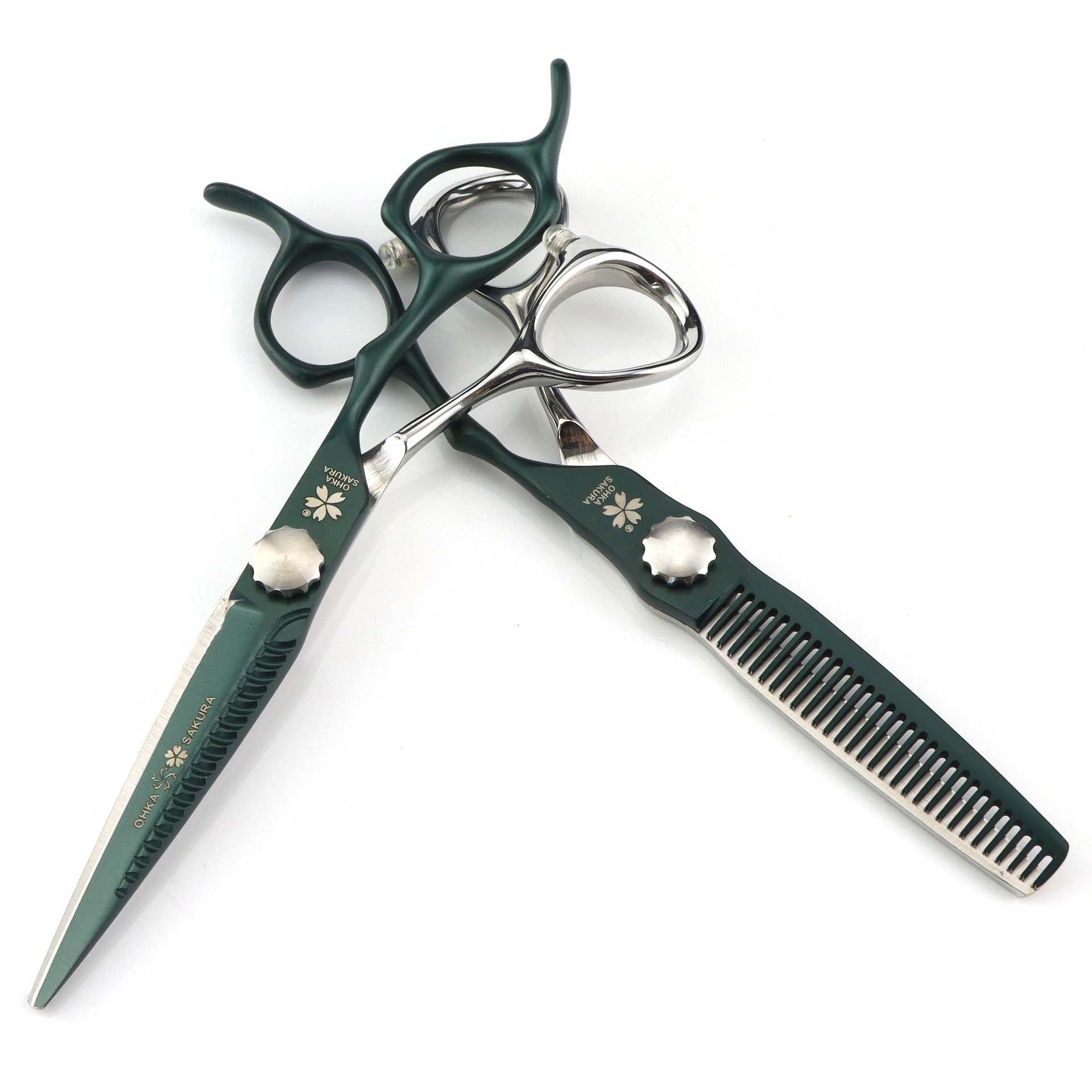 Kéo Cắt Tỉa Tóc Sakura S002 Giá Rẻ - Green