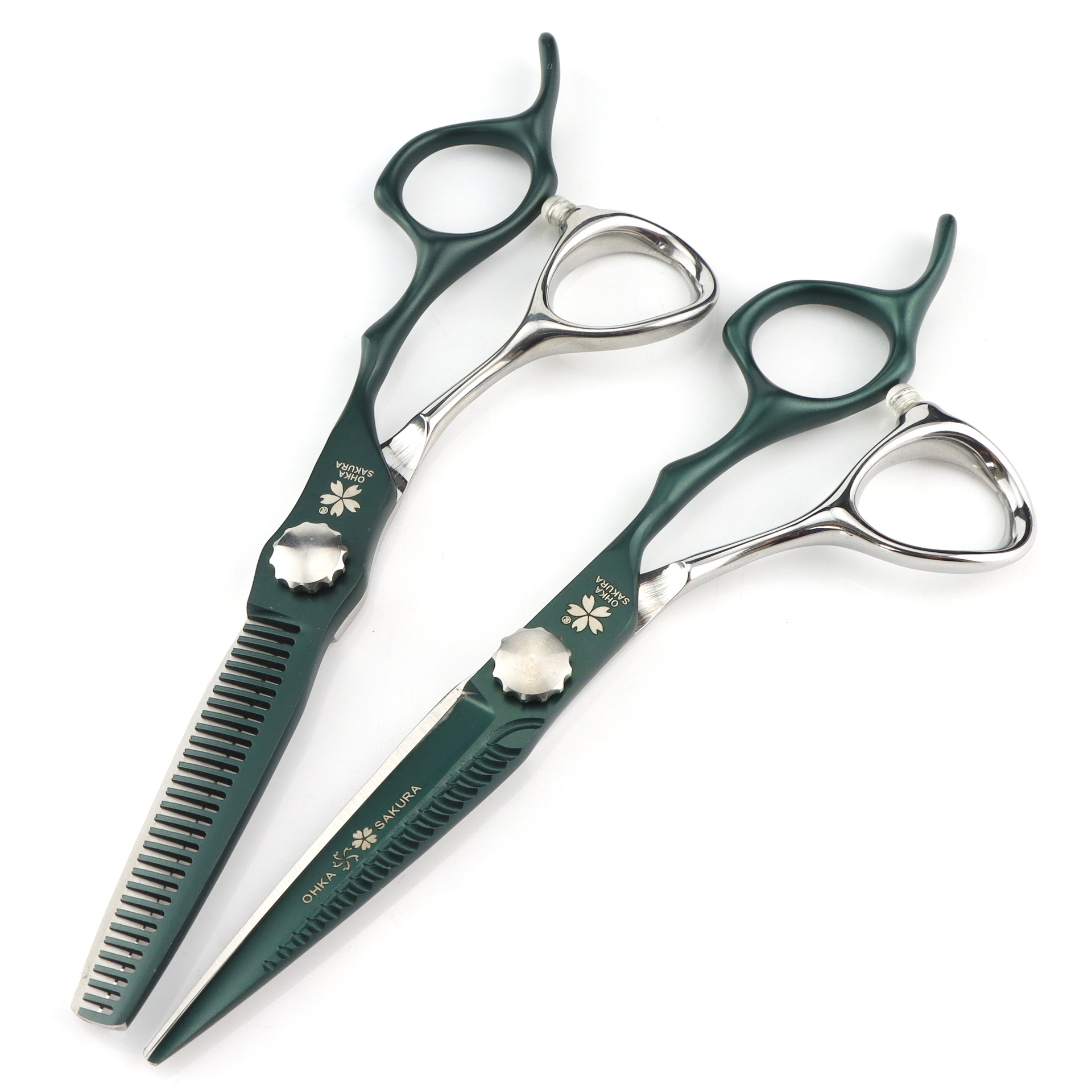 Kéo Cắt Tỉa Tóc Sakura S002 Giá Rẻ - Green