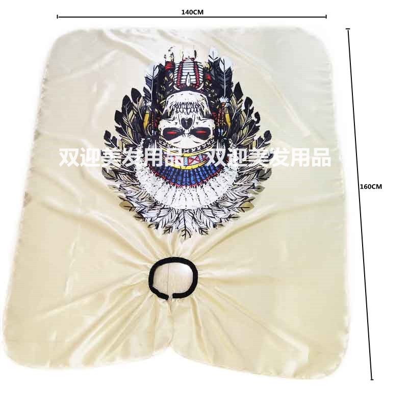 Khăn Choàng Barber Skull White - 140*160cm