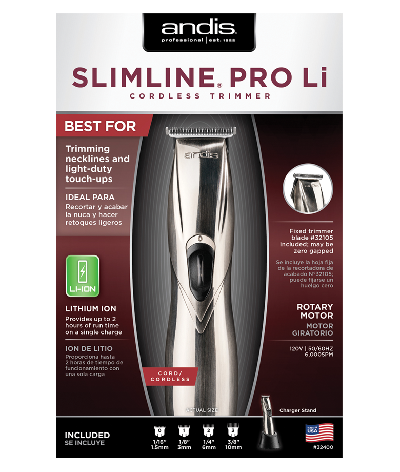 Tông Đơ Chấn Viền Andis Slimline Bạc - Nội Địa Mỹ