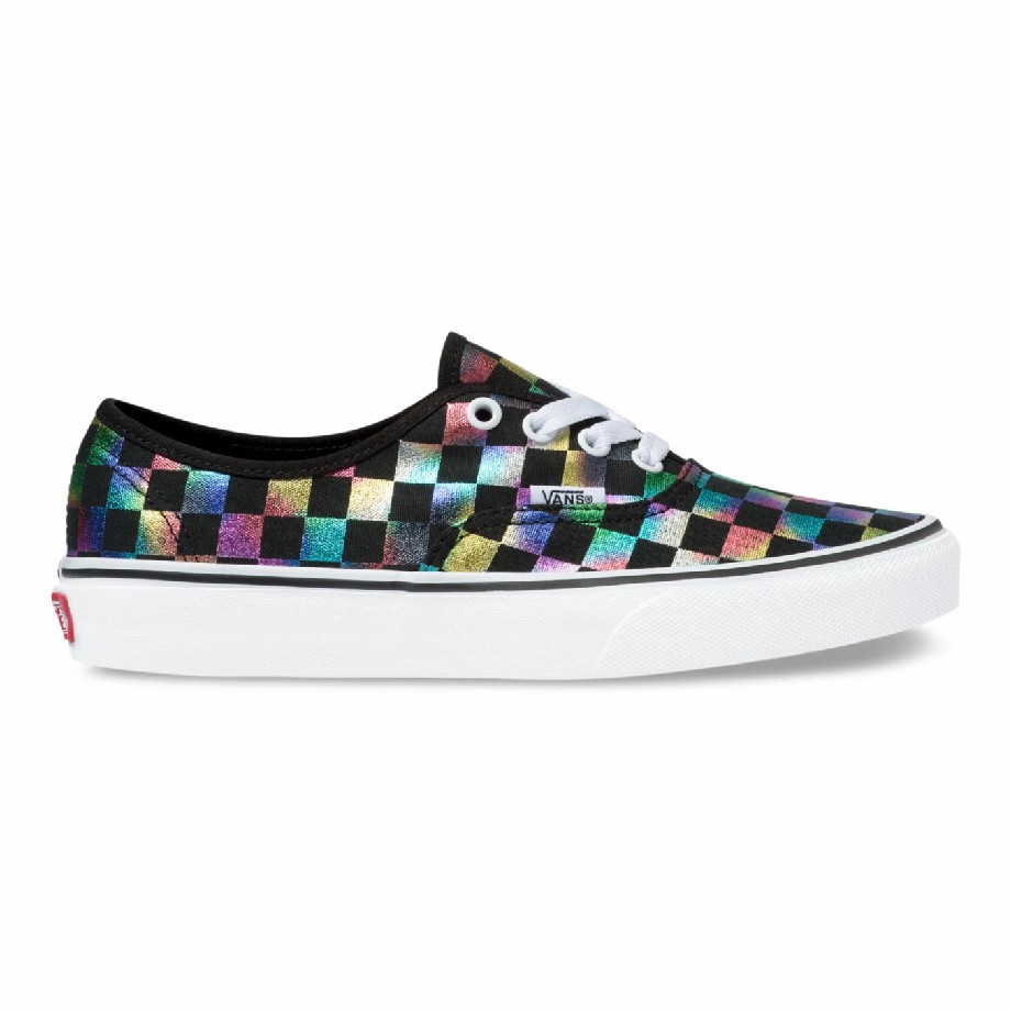 VANS IRIDESCENT CHECK AUTHENTIC BLACK VN0A4BV3SRY | Vans Việt Nam VANS IRIDESCENT CHECK AUTHENTIC BLACK VN0A4BV3SRY | Vans Việt Nam