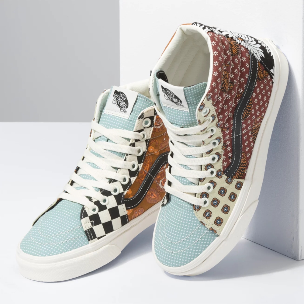 VANS Việt Nam - Vans SK8 Tiger Patchwork Chính Hãng VN0A4BV61IO