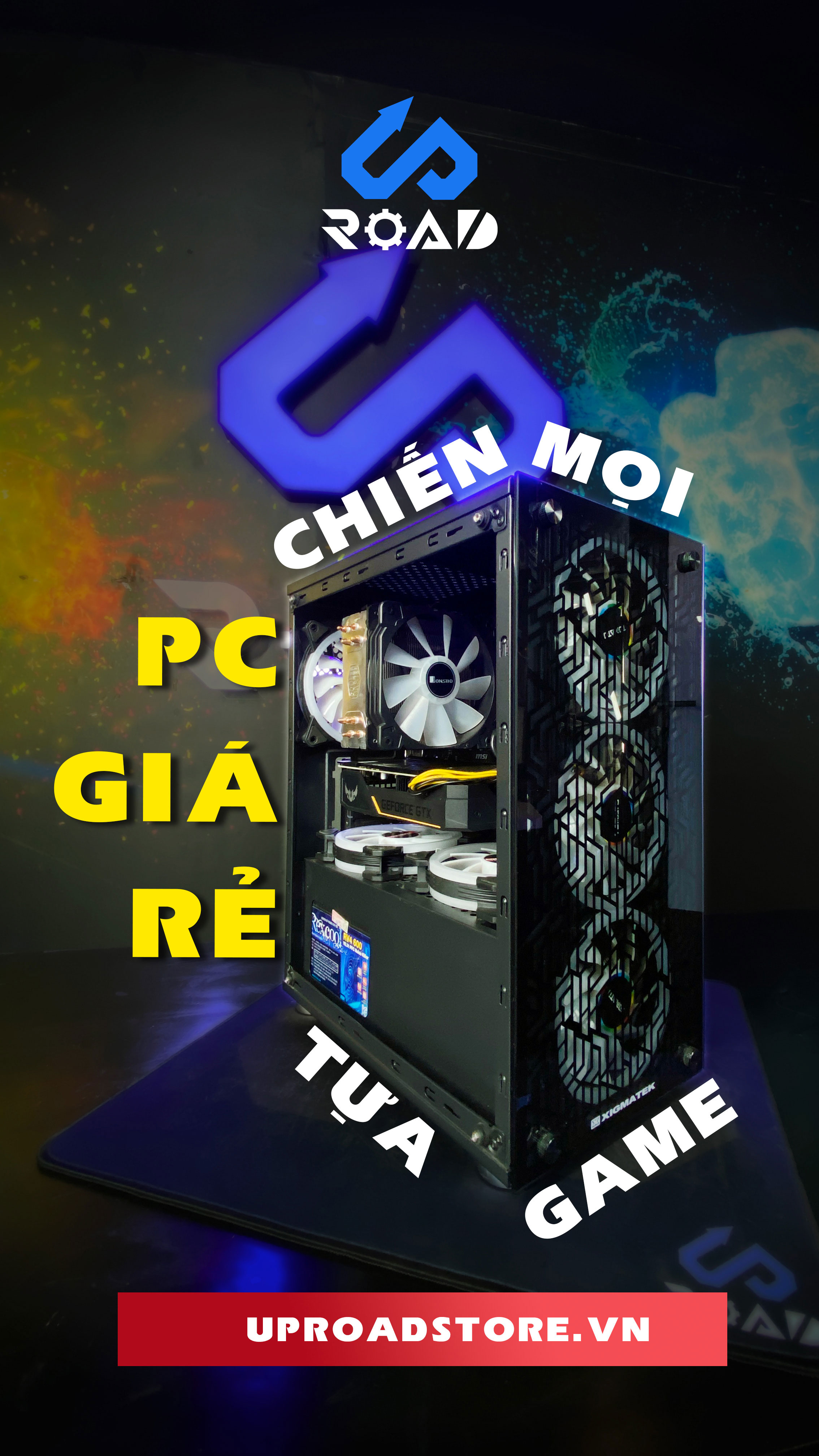 PC Gaming giá rẻ chiến mọi tựa game online hiện nay, có hay không? | Up-Road Store