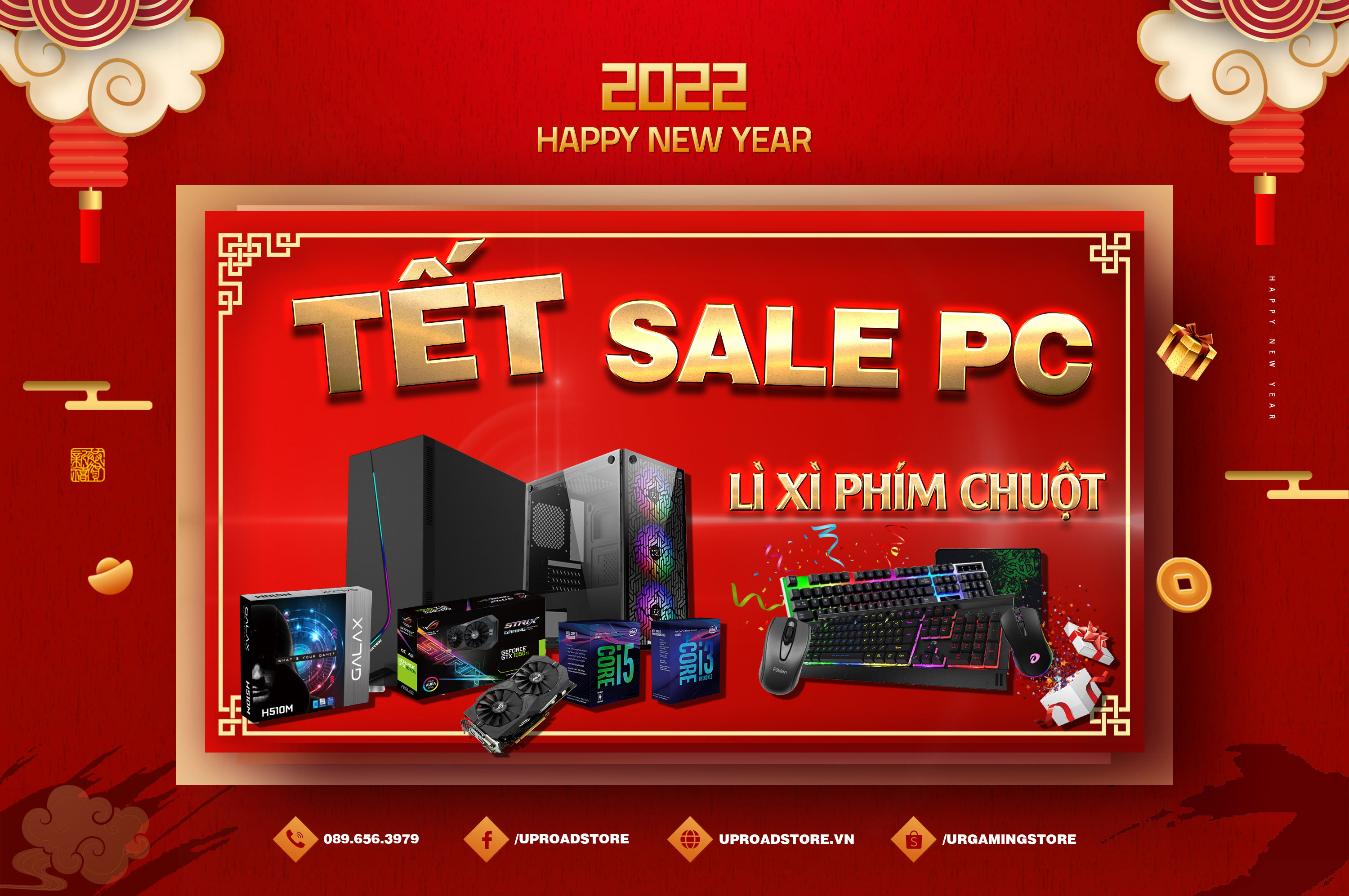 Tết Sale PC - Lì Xì Phím Chuột