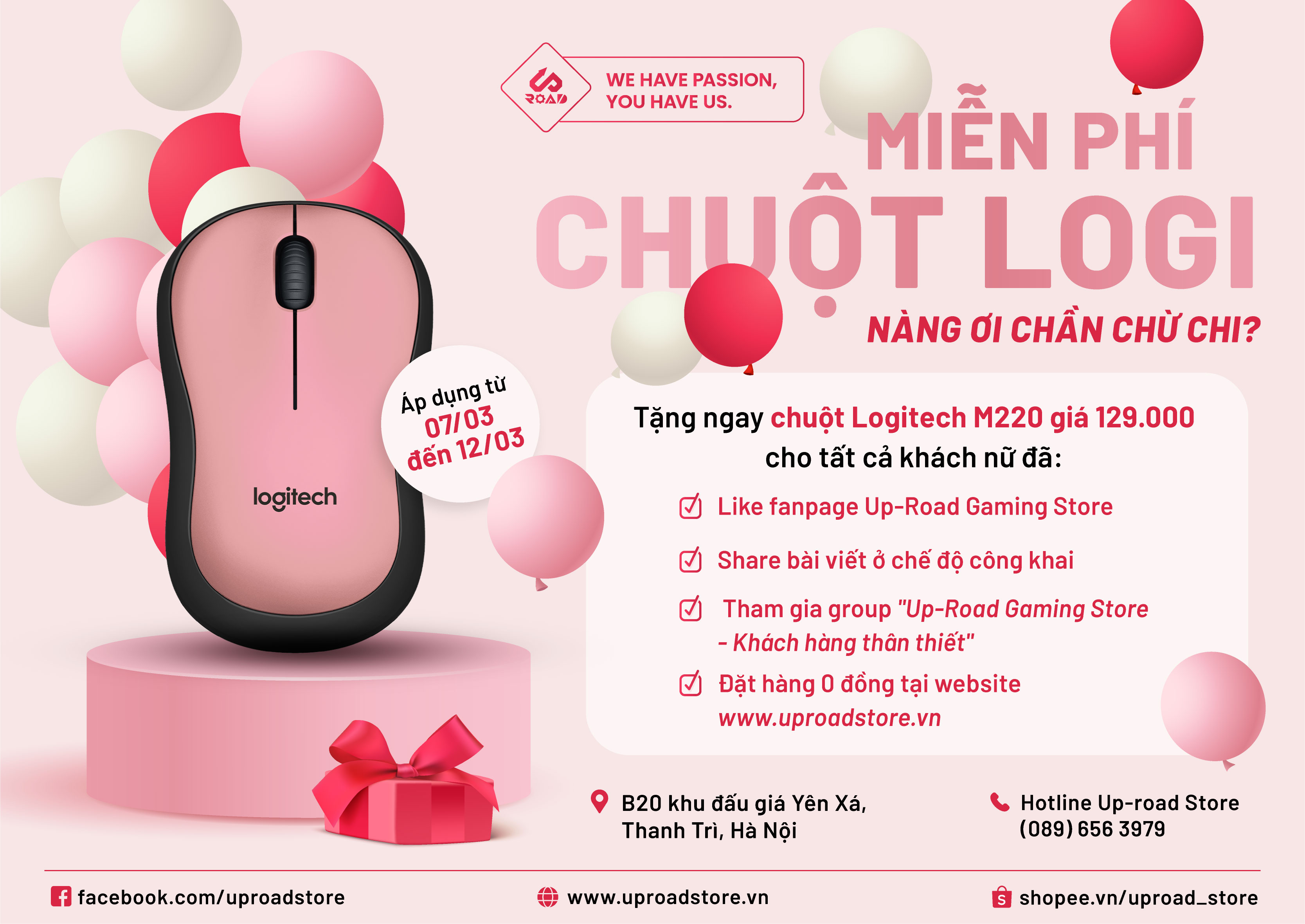 MIỄN PHÍ CHUỘT LOGI - NÀNG ƠI CHẦN CHỜ CHI?