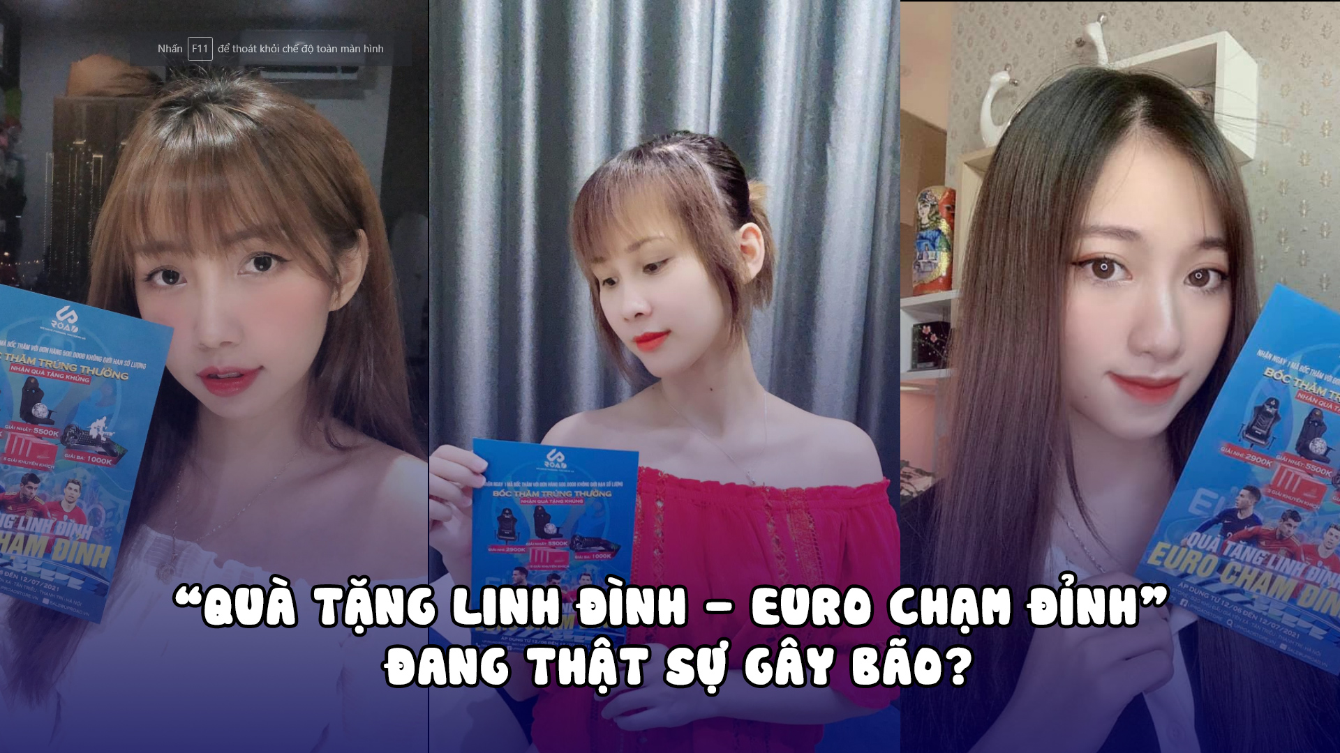 Tràn ngập mạng xã hội, “Quà tặng linh đình - EURO chạm đỉnh” đang thật sự gây bão?