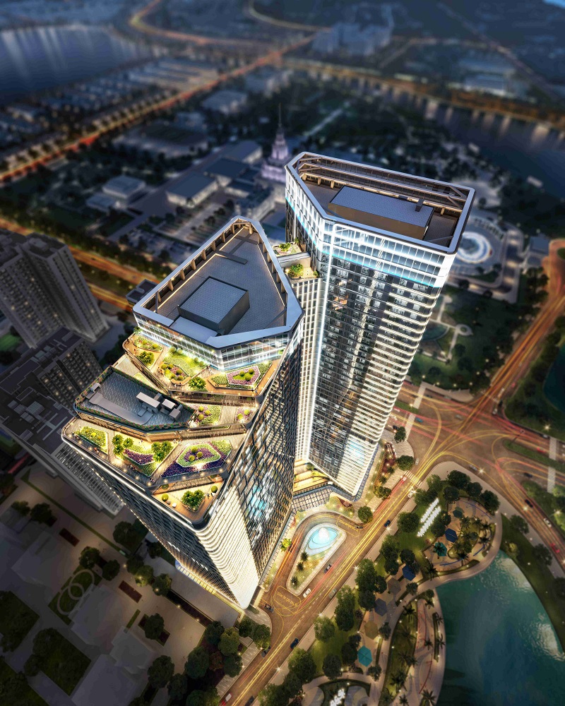 Vingroup ra mắt tòa nhà văn phòng thông minh Top 10 thế giới Techno Park Tower