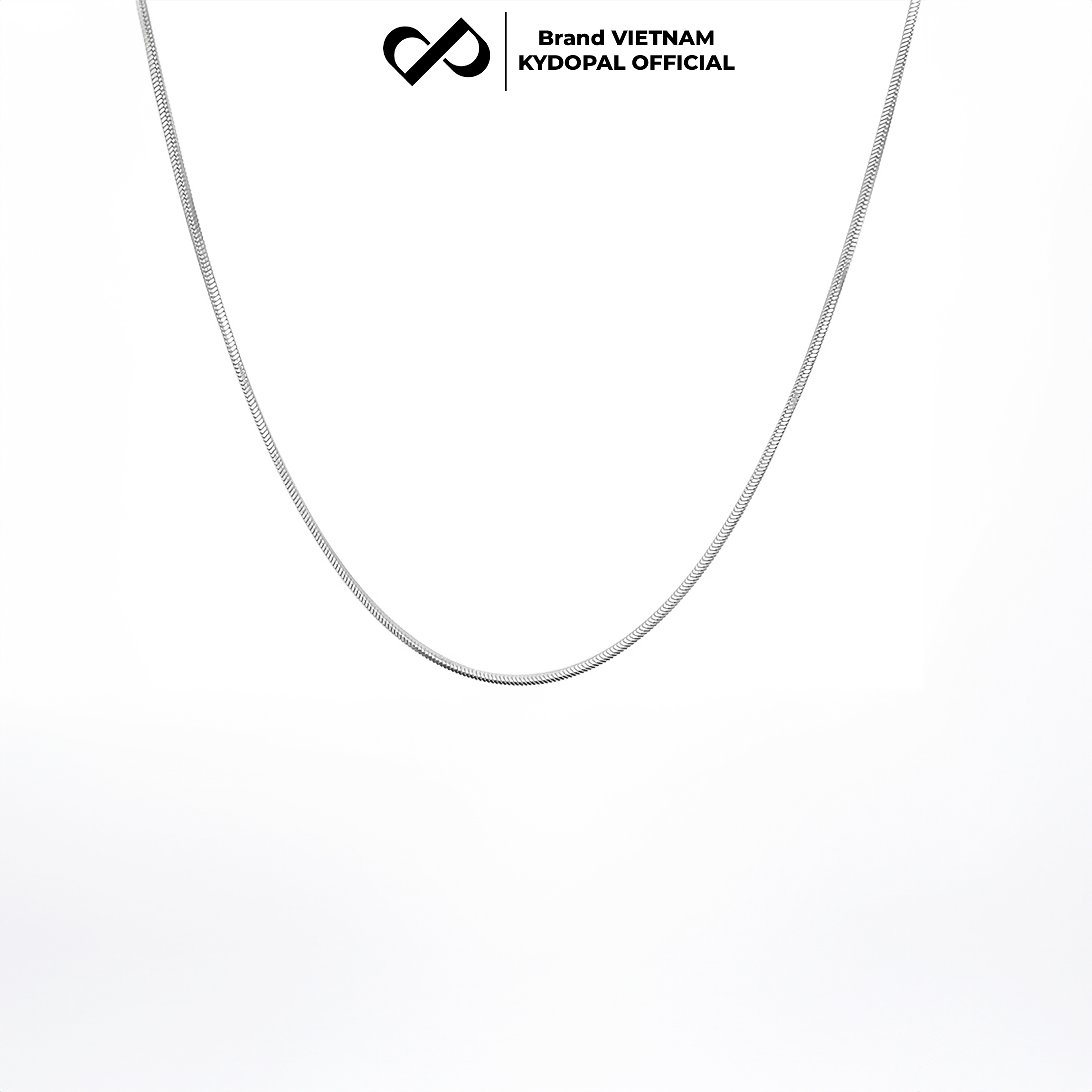Dây chuyền bạc KYDOPAL mì thuôn cá tính trendy đeo sáng cổ trang sức bạc 925 - PAL9C3C65