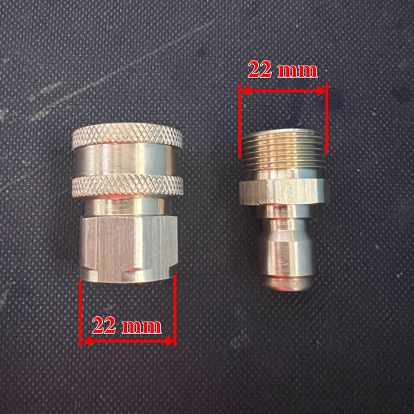 Có nên sử dụng bộ khớp nối nhanh máy rửa xe ren 22 mm KHÔNG