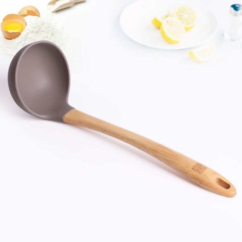 BỘ DỤNG CỤ BẾP SILICON CÁN GỖ CATEMAKER