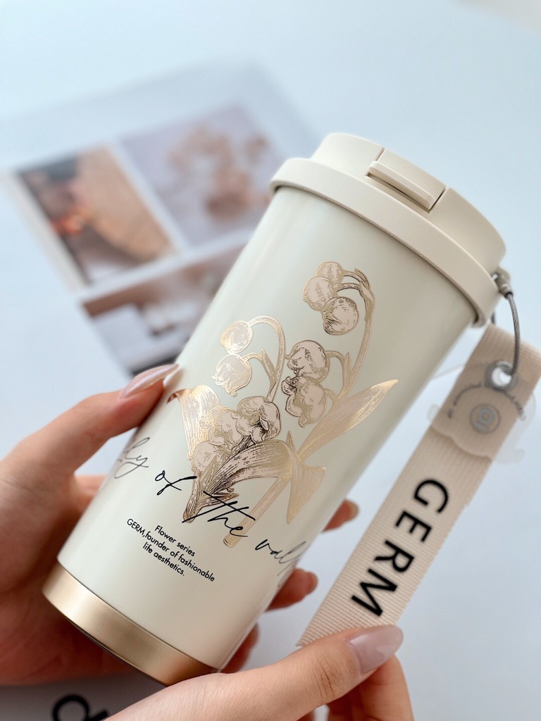 CỐC GIỮ NHIỆT CAO CẤP INOX 316L GERM LILY EDITION