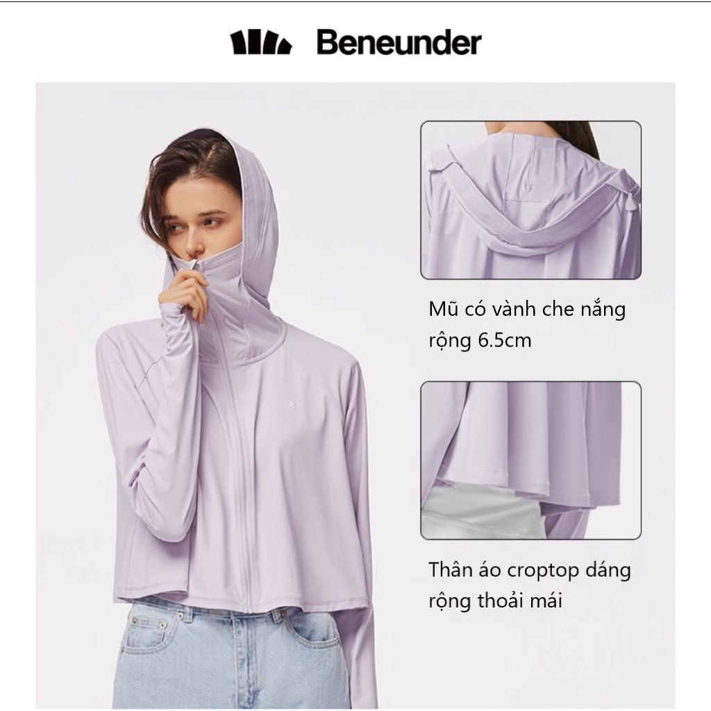 [Chính hãng] [Ảnh thật] [Có sẵn] ÁO CHỐNG NẮNG TƠ LẠNH KHÁNG UV500 BENEUNDER