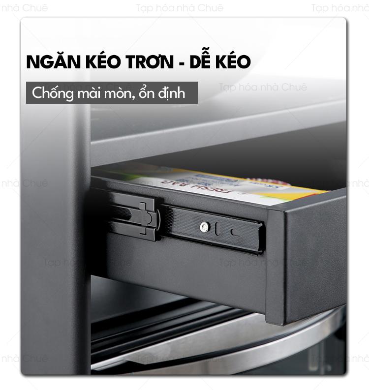 [ iKEDE ] KỆ BẾP ĐA NĂNG 2 TẦNG NGĂN KÉO ĐÔI ĐỂ LÒ VI SÓNG LÒ NƯỚNG CHIỀU CAO TÙY CHỈNH LINH HOẠT CHỊU TẢI TỐT