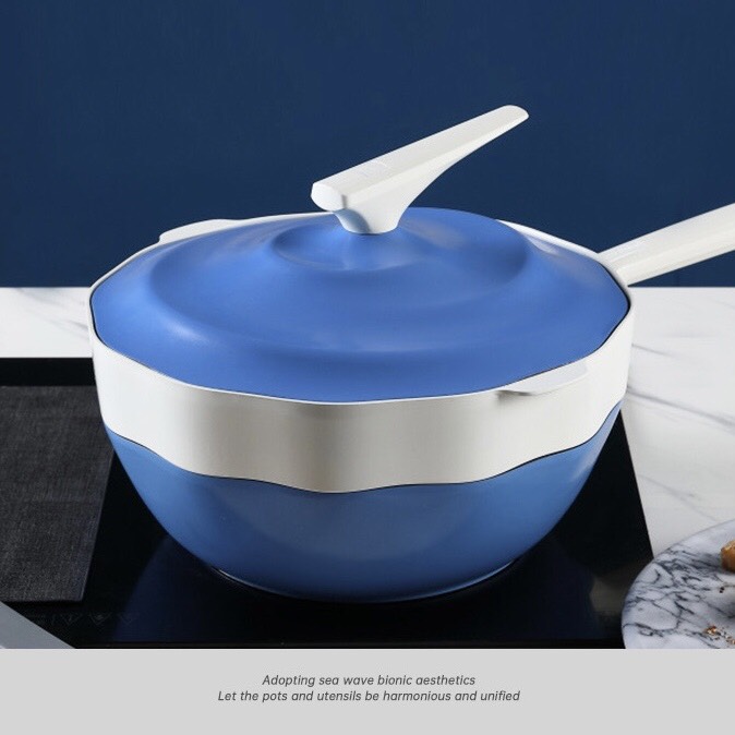 CHẢO CHỐNG DÍNH CAO CẤP CATEMAKER SÓNG BIỂN