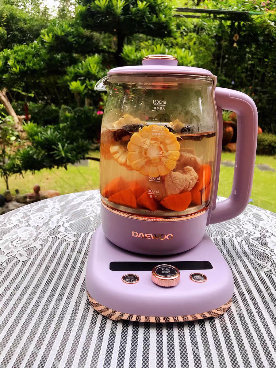 ẤM DƯỠNG SINH ĐA NĂNG ĐUN CHƯNG NẤU HẤP 4IN1 DAEWOO YS08