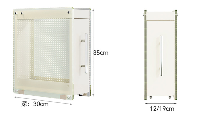 TỦ GIA VỊ VÁCH KÍNH DI ĐỘNG SIÊU MỎNG