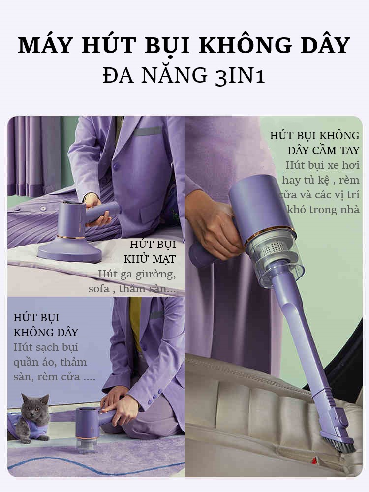 MÁY HÚT BỤI KHỬ MẠT ĐA NĂNG DAEWOO V1