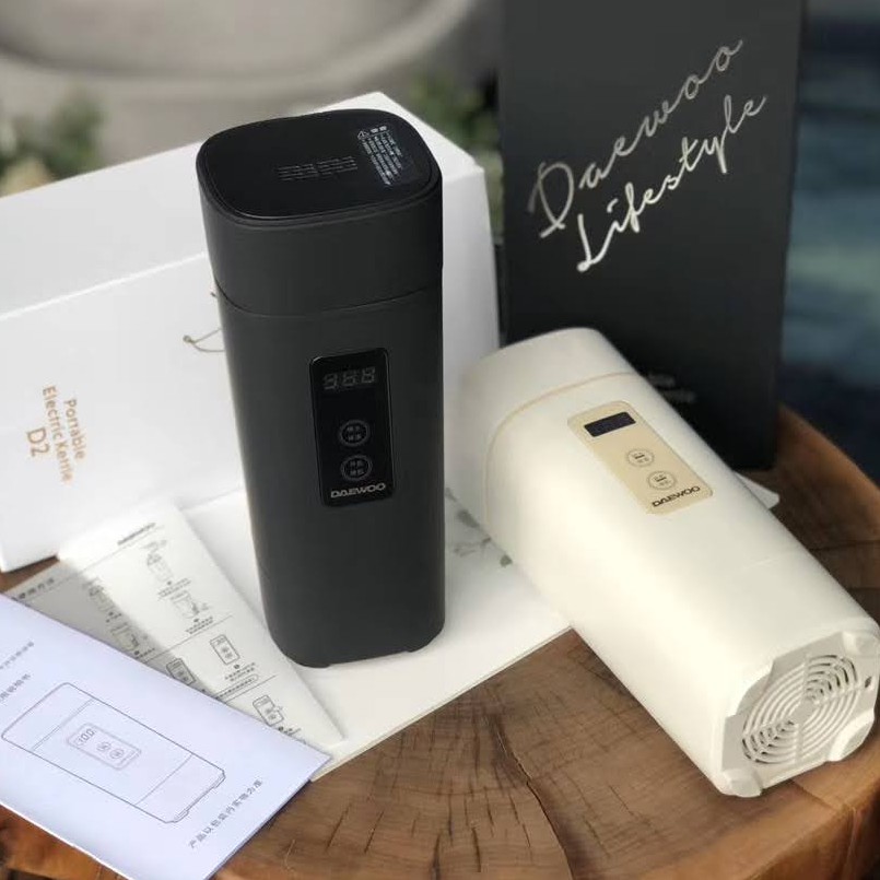 Bình đun nước giữ nhiệt di động Daewoo D2