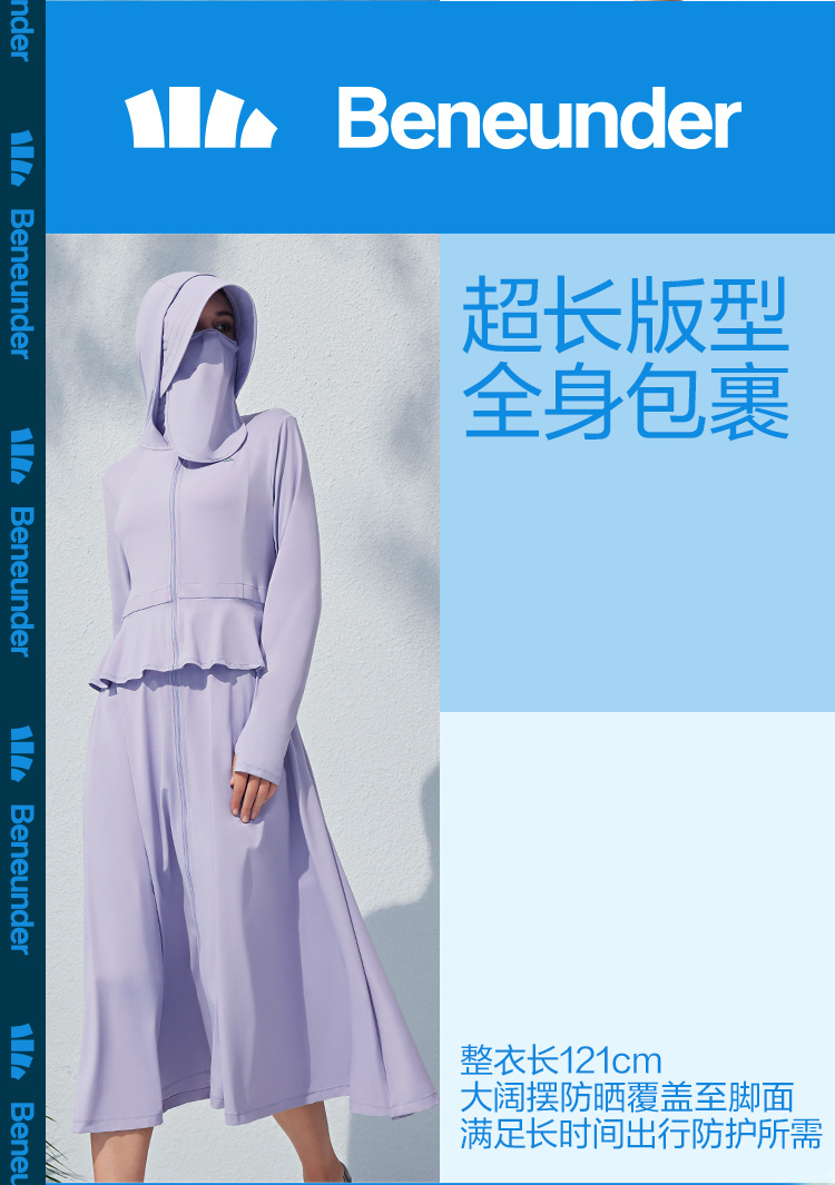 SET ÁO VÁY CHỐNG NẮNG TOÀN THẦN UV500 PROSET 6IN1 CHÍNH HÃNG BENEUNDER