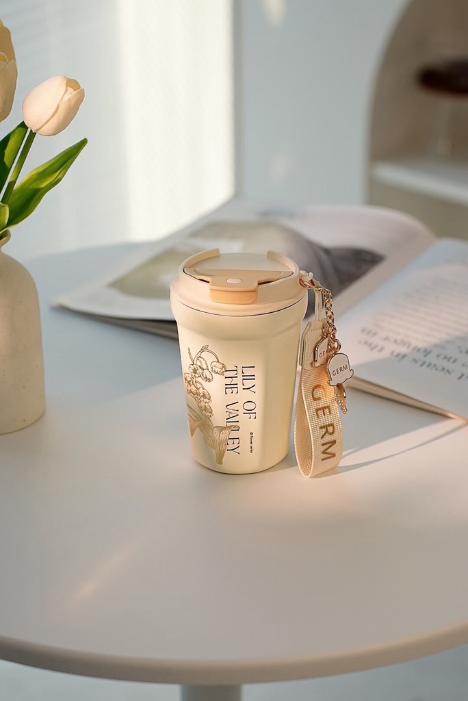 CỐC GIỮ NHIỆT CAO CẤP INOX 316L GERM LILY EDITION