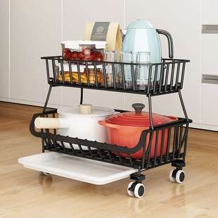 GIÁ GIỎ SẮT DI ĐỘNG ĐỰNG ĐỒ BẾP ĐA NĂNG