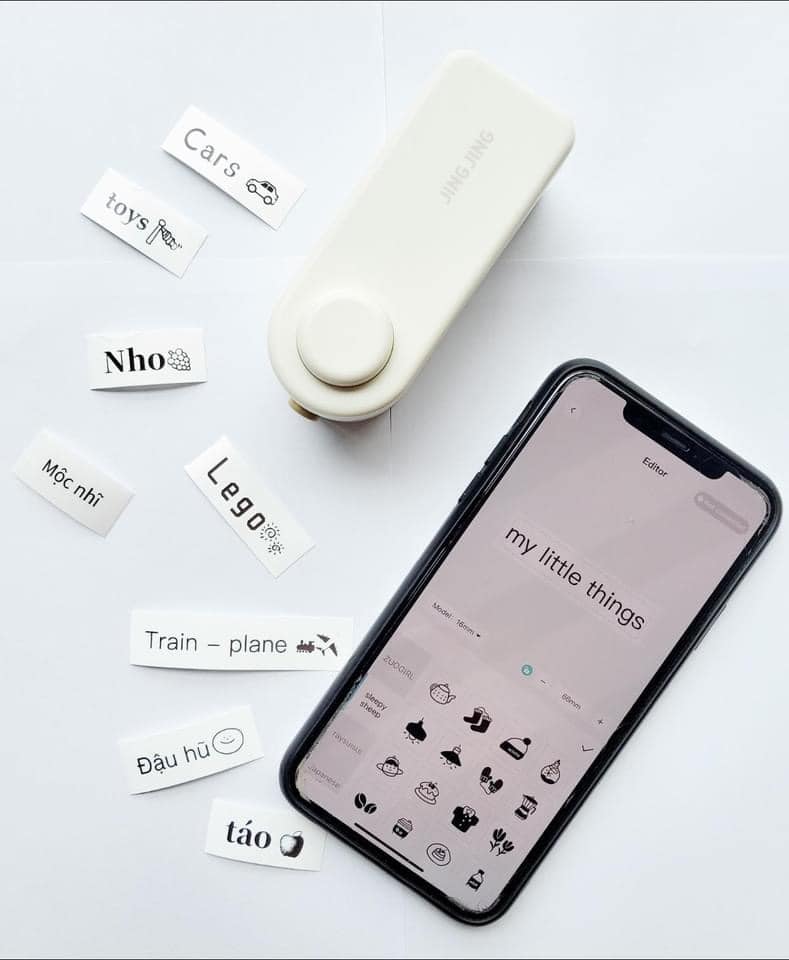 MÁY IN NHÃN TAG BLUETOOTH MINI JINGJING L1