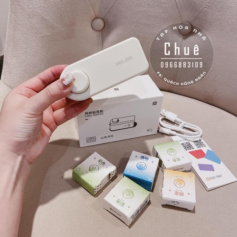 MÁY IN NHÃN TAG BLUETOOTH MINI JINGJING L1