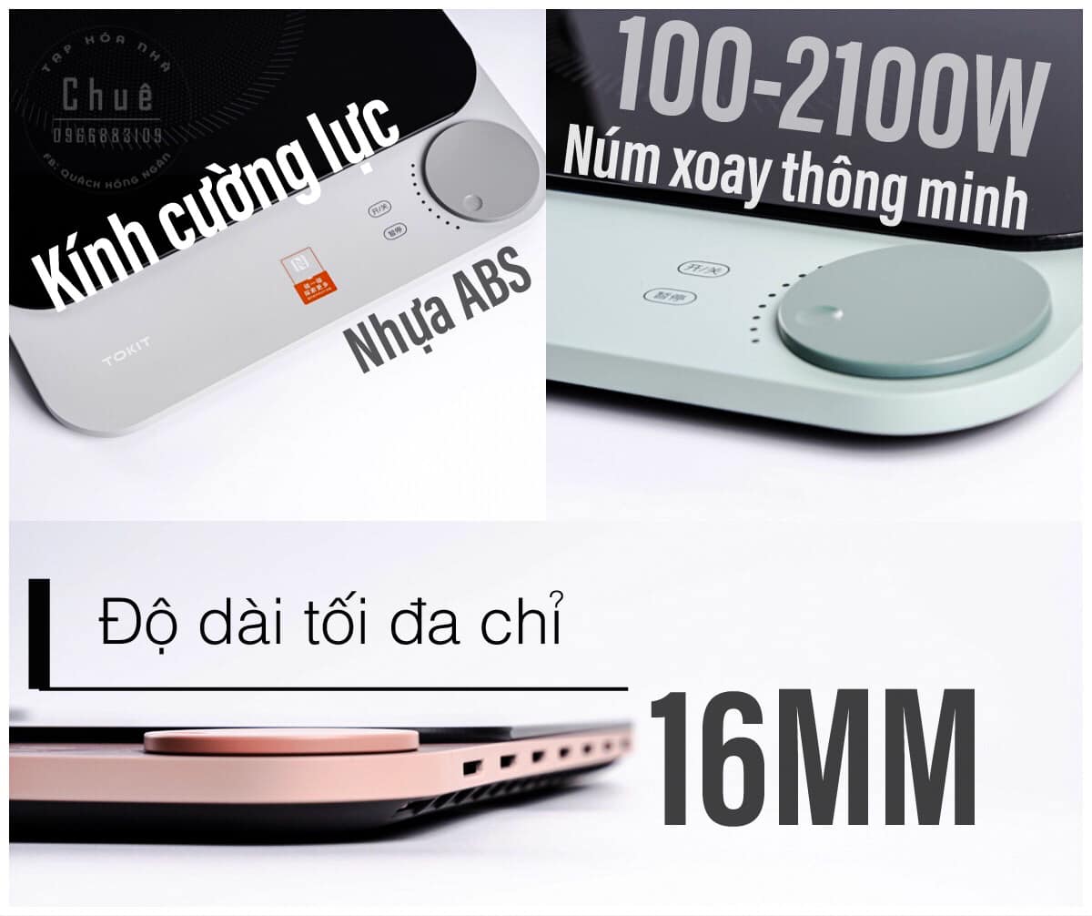 BẾP TỪ ĐƠN THÔNG MINH SIÊU MỎNG TOKIT