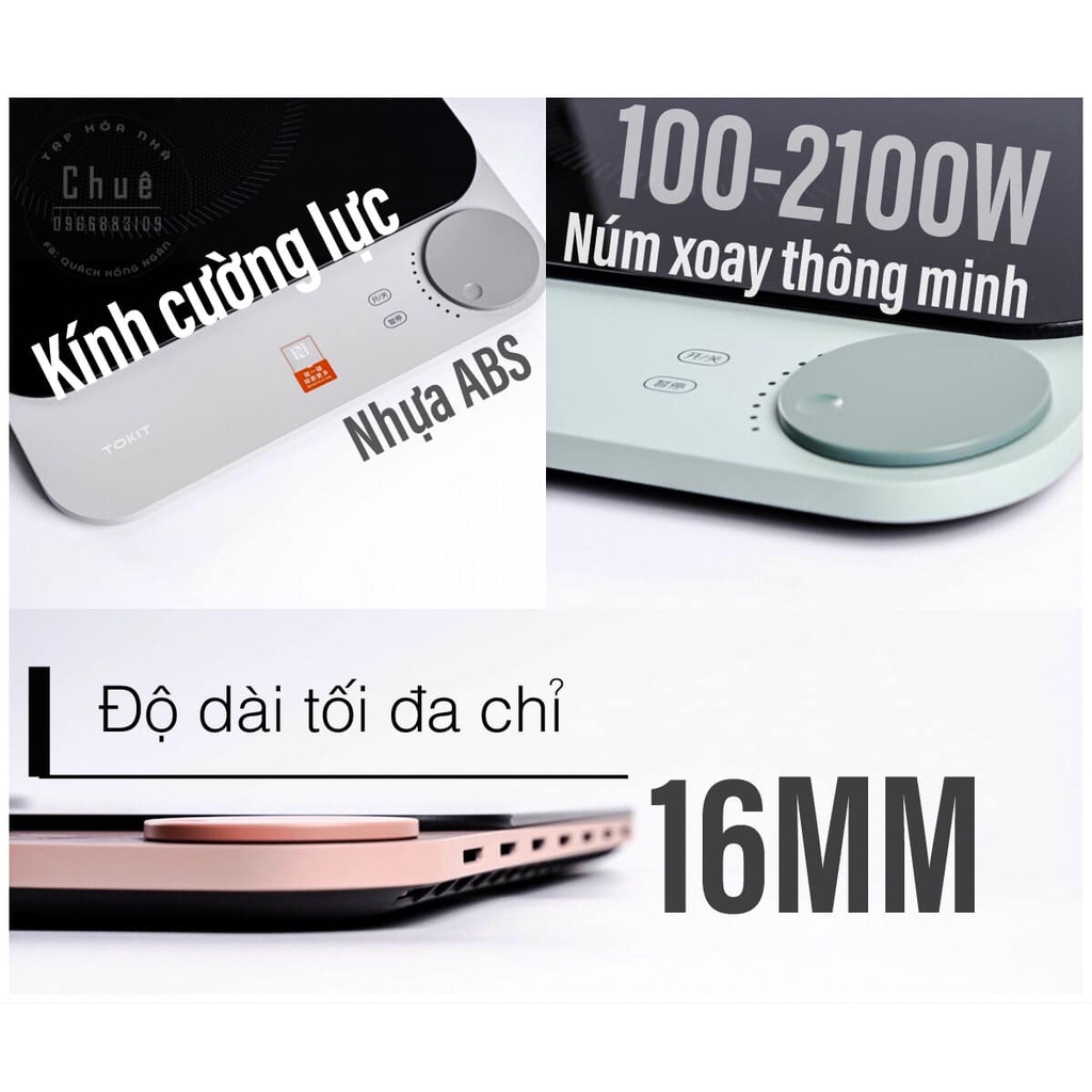 [Chính hãng] [Có bảo hành] [Có sẵn] BẾP TỪ ĐƠN THÔNG MINH SIÊU MỎNG TOKIT