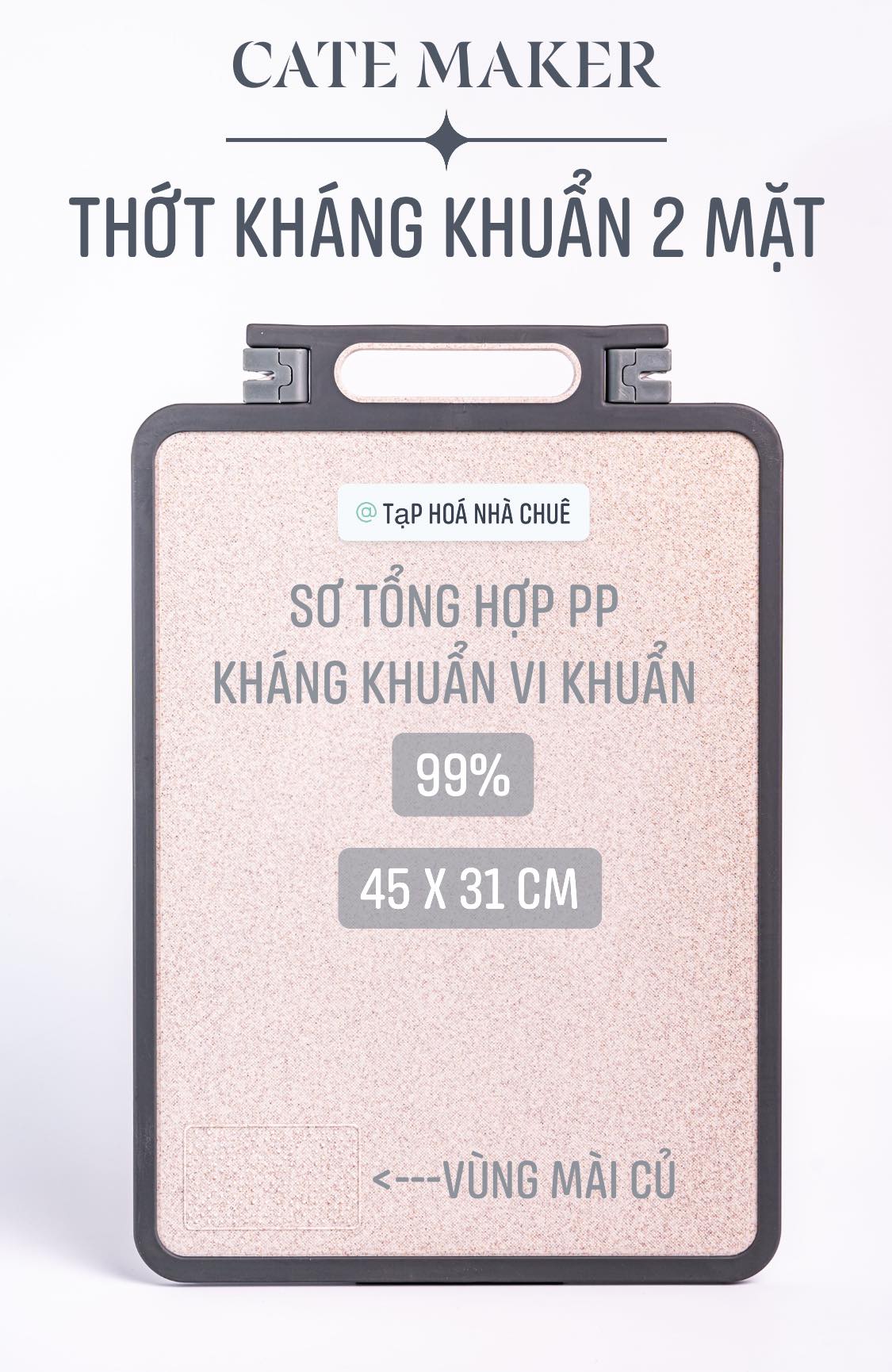THỚT 2 MẶT KHÁNG KHUẨN CATEMAKER