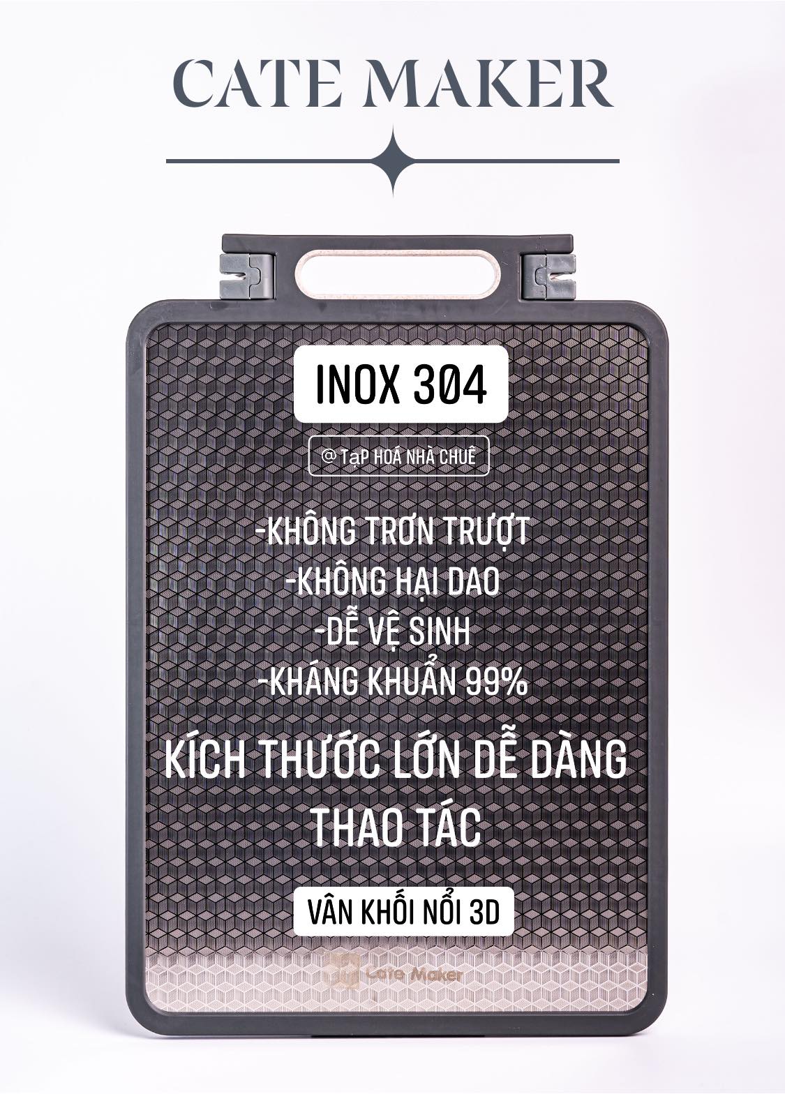 THỚT 2 MẶT KHÁNG KHUẨN CATEMAKER