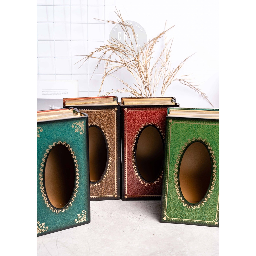 [Hàng có sẵn] Hộp đựng giấy ăn - phong cách cổ điển