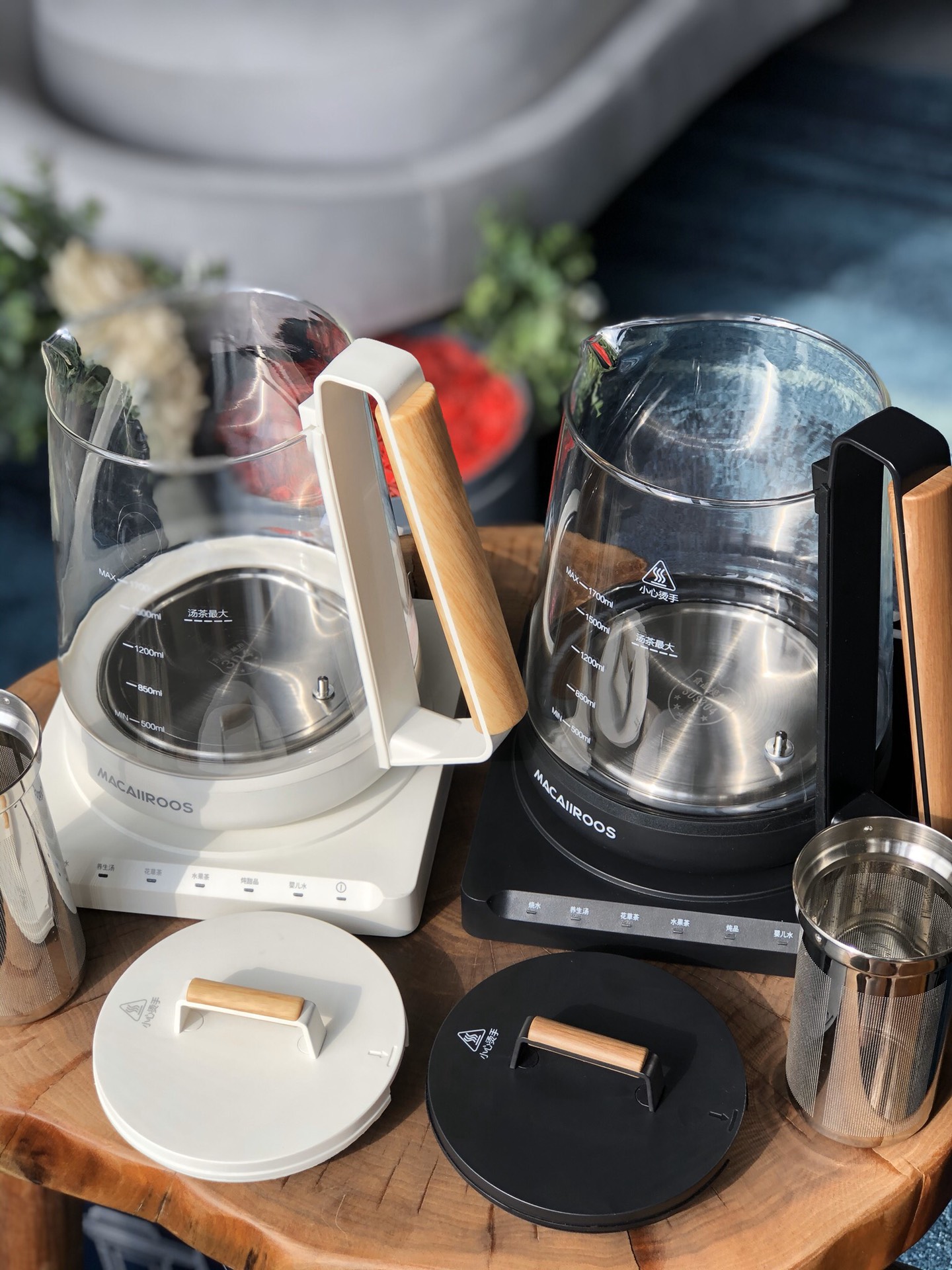 BÌNH ĐUN NƯỚC NẤU TRÀ THÔNG MINH MACAIIROOS