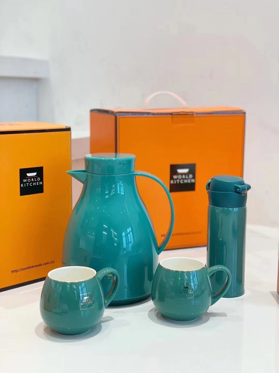 BỘ BÌNH TRÀ GIỮ NHIỆT 4 MÓN CAO CẤP WOLRDKITCHEN