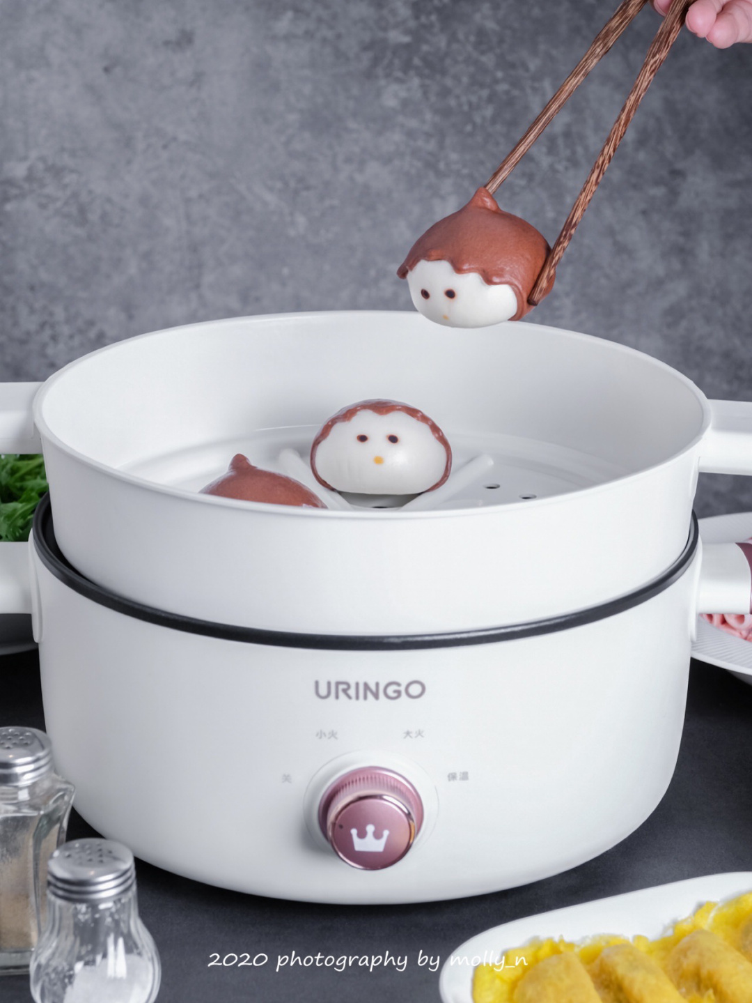 NỒI LẨU HẤP ĐIỆN ĐA NĂNG URINGO