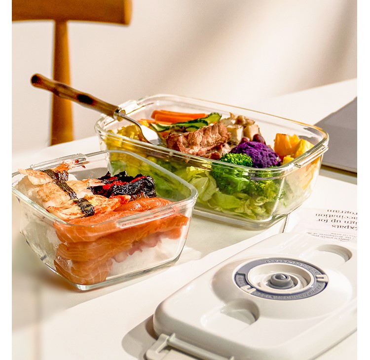 SET HỘP BẢO QUẢN CHÂN KHÔNG KÈM MÁY HÚT KHÔNG DÂY MOCAROSE