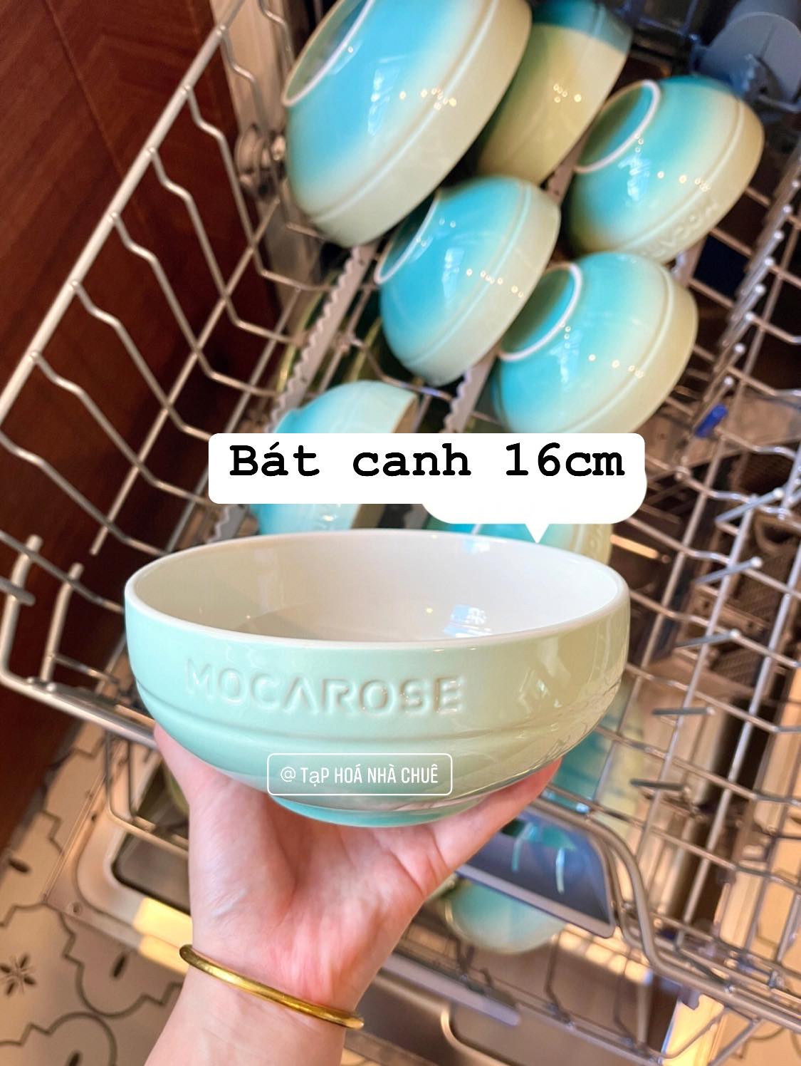 BỘ BÁT ĐĨA THẠCH SỨ TRÁNG MEN CAO CẤP MOCAROSE